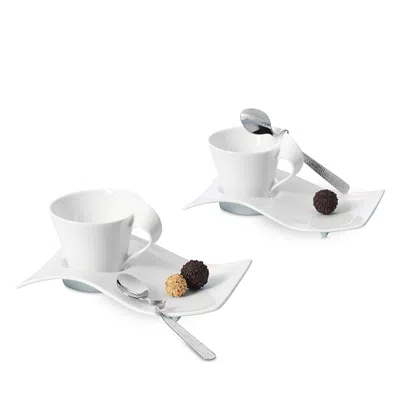 VILLEROY & BOCH NEW WAVE ESPRESSO FOR TWO SET,24847556