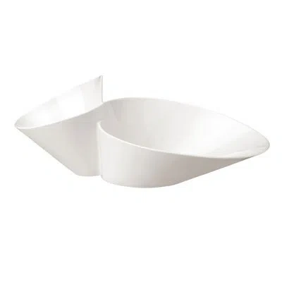 Villeroy & Boch New Wave Eye-catching Double Bowl In White