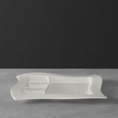 Villeroy & Boch New Wave Grill Plate In White