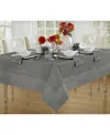 Villeroy & Boch New Wave Metallic Border Linen Tablecloth, 90" Round