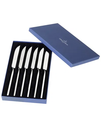 Villeroy & Boch New Wave Set Of 6 Steak Knives In Silver