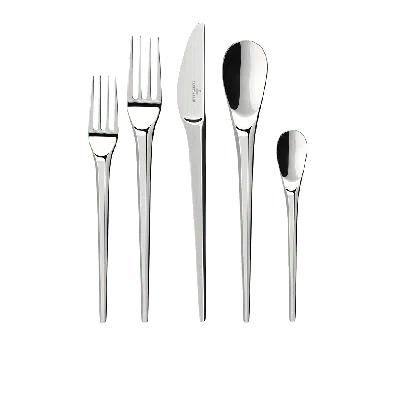 Villeroy & Boch Newmoon 5 Piece Place Set In Stainless Steel