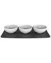 Villeroy & Boch Villeroy And Boch New Moon 4-piece Dip Bowl & Tray Set