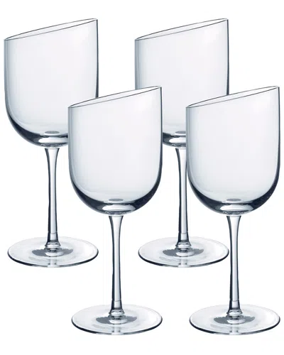 VILLEROY & BOCH VILLEROY & BOCH NEWMOON SET OF 4 CLARETS