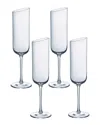 Villeroy & Boch Newmoon Set Of 4 Flutes