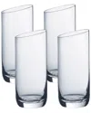 Villeroy & Boch Newmoon Set Of 4 Highball Glasses