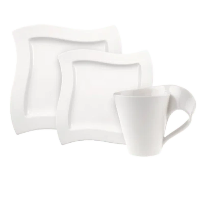 Villeroy & Boch Newwave 12 Piece Set In White