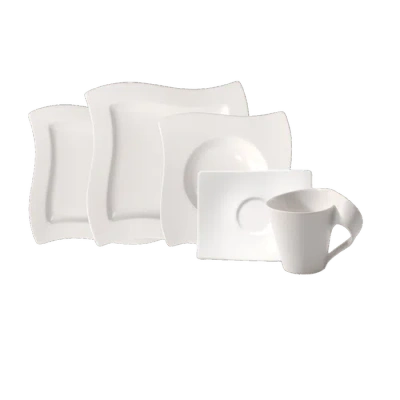 Villeroy & Boch Newwave 30 Piece Set In White