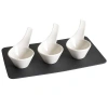Villeroy & Boch New Wave 4pc Dip Set In White