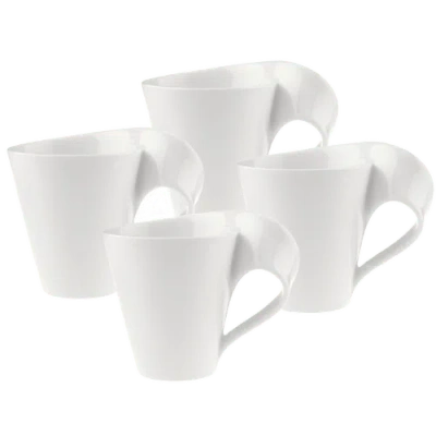 Villeroy & Boch Newwave Caffè Set Of 4mug In White