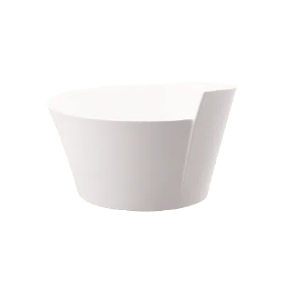 Villeroy & Boch Newwave Medium Round Salad Bowl In White