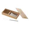 Villeroy & Boch Newwave Pizza & Steak Knife Set Of 6 In Silver/platinum