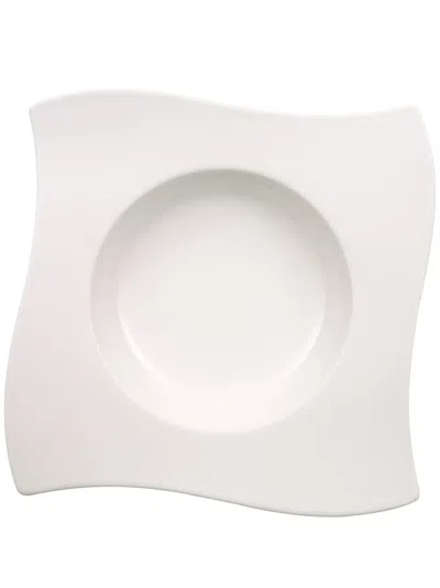 Villeroy & Boch Newwave Porcelain Plate (set Of 6) In White