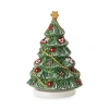 Villeroy & Boch Nostalgic Melody Turning Christmas Tree Figurine In Multi