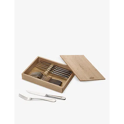 Villeroy & Boch Oscar 12-piece Stainless-steel Steak Set In Brown