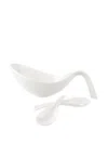 Villeroy & Boch Oval-shape Bowl (set Of Three) In White