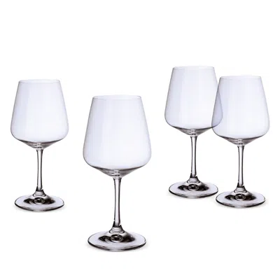 VILLEROY & BOCH OVID RED WINE GLASSES, SET OF 4