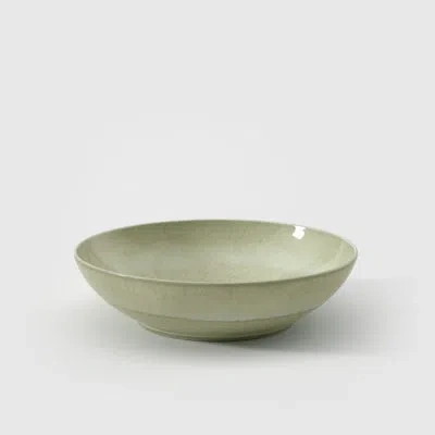 Villeroy & Boch - Perlemor Alga Low Serving Bowl, 43.25 Oz, Premium Porcelain, Made In Germany, Dishwasher And Micro In Green