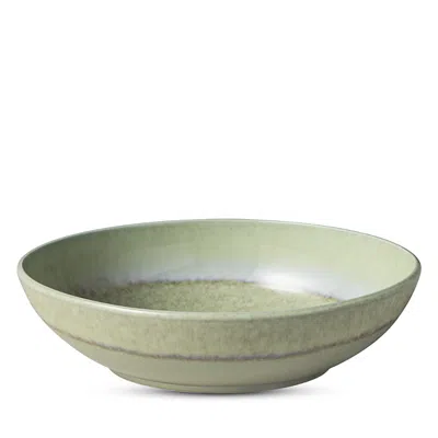 Villeroy & Boch Perlemor Alga Low Serving Bowl In Green