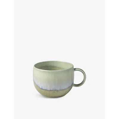 Villeroy & Boch Perlemor Alga Porcelain Espresso Cup 100ml In Green