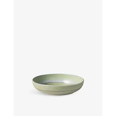 Villeroy & Boch Perlemor Alga Porcelain Pasta Bowl 22cm In Green