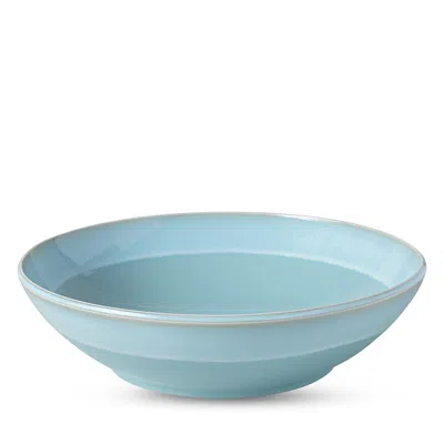 Villeroy & Boch Perlemor Aqua Low Serving Bowl In Multi