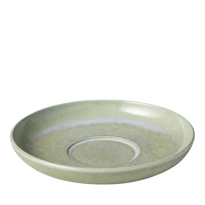 Villeroy & Boch Perlemor Coffee Saucer In Green