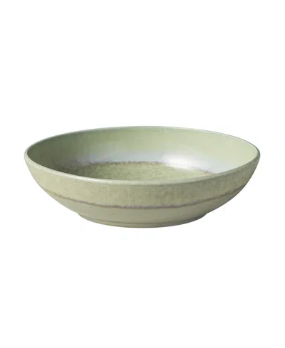 Villeroy & Boch Perlemor Low Serving Bowl In Green