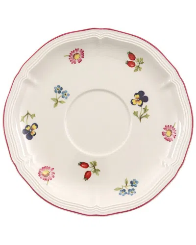 Villeroy & Boch Petite Fleur Breakfast/soup Saucer In White