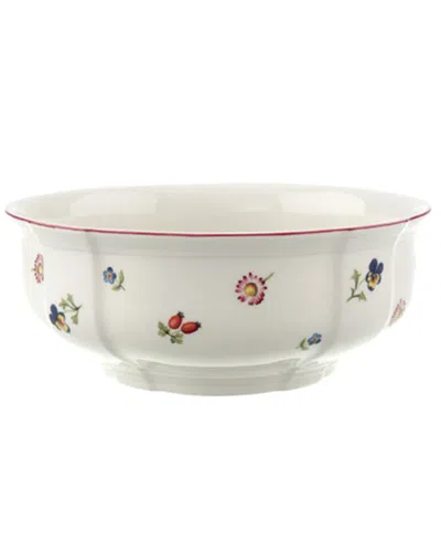 Villeroy & Boch Petite Fleur Round Vegetable Bowl In White