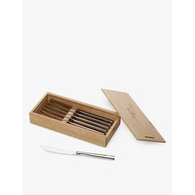 Villeroy & Boch Piemont 6-piece Stainless-steel Knife Set In Metallic