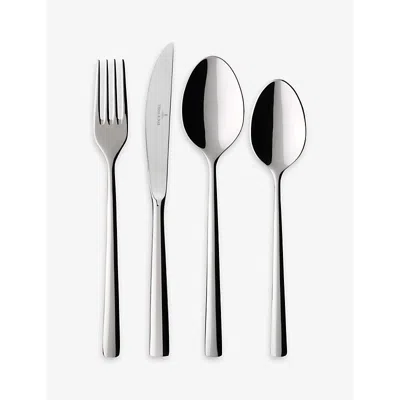 Villeroy & Boch Piemont 70-piece Stainless-steel Cutlery Set In Metallic
