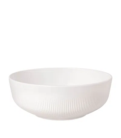 Villeroy & Boch Porcelain Afina Salad Bowl In White