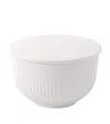 Villeroy & Boch Porcelain Afina Sugar Bowl With Lid In White