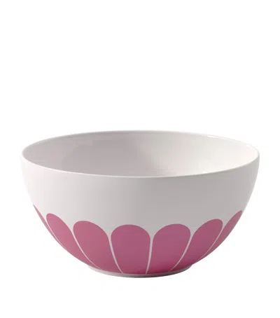 Villeroy & Boch Porcelain Fleur Salad Bowl In Pink
