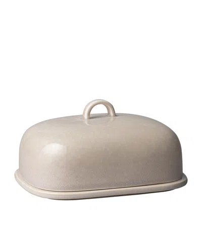 Villeroy & Boch Porcelain Perlemor Butter Dish In Neutral