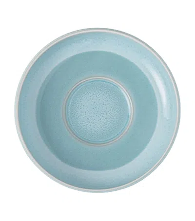 Villeroy & Boch Porcelain Perlemor Espresso Cup And Saucer In Blue