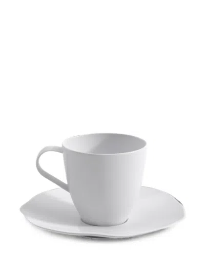 Villeroy & Boch Pura Tea Cups Set (set Of Six) In White