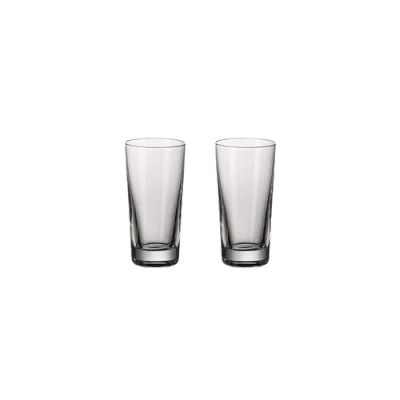 Villeroy & Boch Purismo Bar Highball Glass, Set Of 2 In Clear