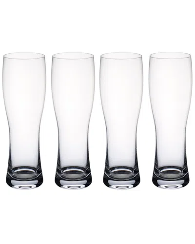 VILLEROY & BOCH VILLEROY & BOCH PURISMO SPECIAL SET OF FOUR 24OZ PILSNER GLASSES