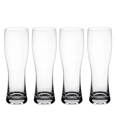VILLEROY & BOCH PURISMO WHEAT BEER PILSNER GLASS, SET OF 4,37858168