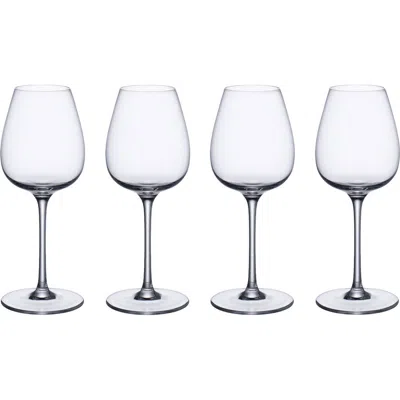 VILLEROY & BOCH VILLEROY & BOCH PURISMO WINE FRESH+LIGHT WHITE WINE GOBLETS, SET OF 4