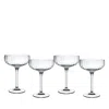 Villeroy & Boch Rose Garden Coupe Champagne Glass, Set Of 4 In Transparent