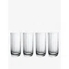 Villeroy & Boch Rose Garden Glass Tumblers Set Of Four