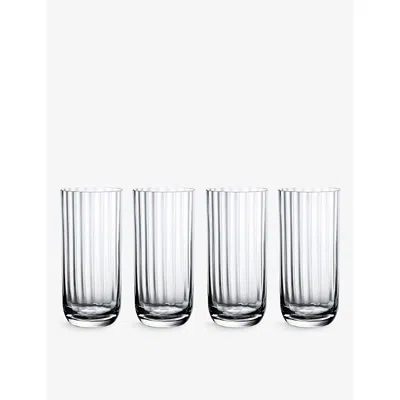 Villeroy & Boch Rose Garden Glass Tumblers Set Of Four