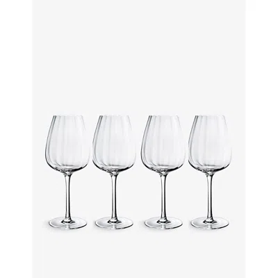 Villeroy & Boch Rose Garden Red Wine Goblets Set Of Four