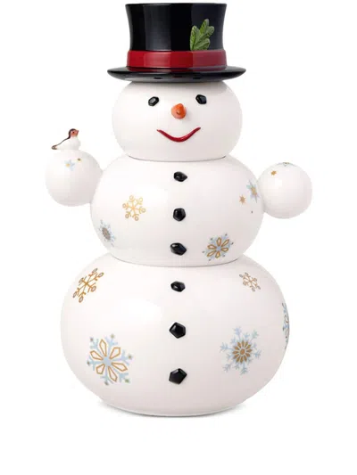 Villeroy & Boch Snowman Jar (15cm) In Weiss