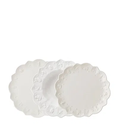 Villeroy & Boch Set Of 12 Toy‘s Delight Royal Classic Plates In White