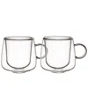 Villeroy & Boch Artesano Hot Cold Beverages Insulated Cappuccino Glass, Set Of 2