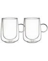 Villeroy & Boch Artesano Hot Cold Beverages Large Insulated Latte Glass, Set Of 2